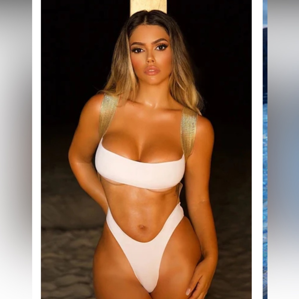 White sexy monokini